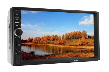 Mp5 player auto bluetooth 7018B 2 x DIN 45 x 4 W 7 inch USB ecran Touchscreen